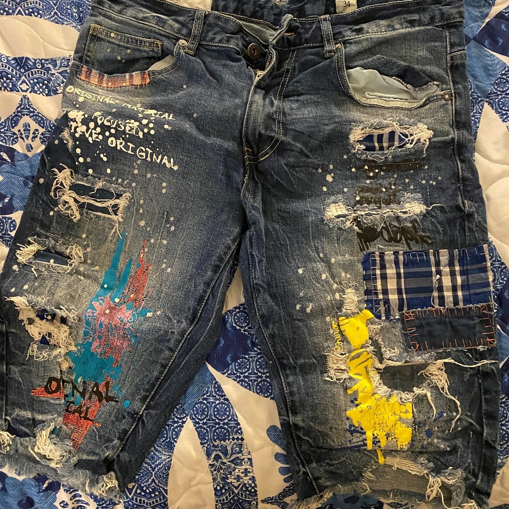 Blue Shorts